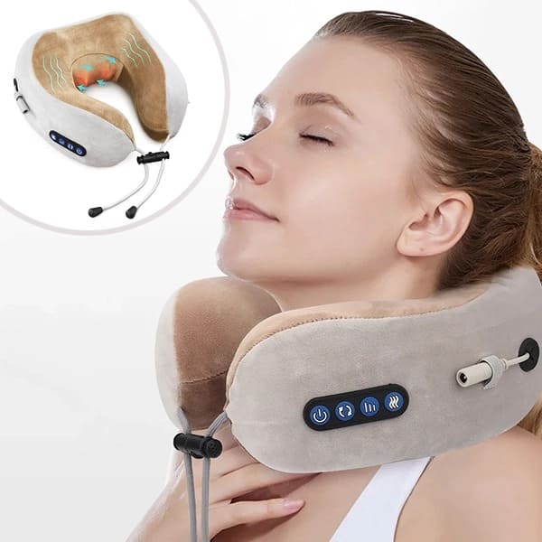 Masajeador Eléctrico para Cuello con Terapia de Calor 🔥💆♂️