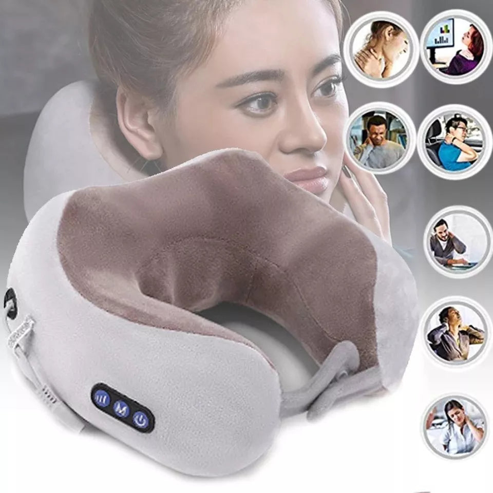 Masajeador Eléctrico para Cuello con Terapia de Calor 🔥💆♂️