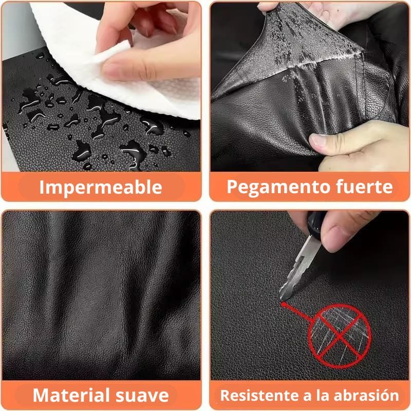 Parche de Cuero Autoadhesivo (140x50 cm) + Pegante Extra ¡GRATIS!