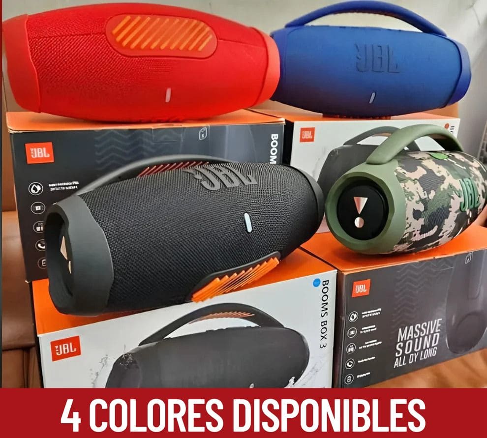 JBL Boombox 3 Grande – Con Bass Profundo y Batería de Larga Duración 🔊