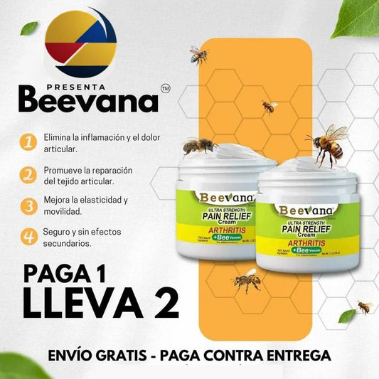 Beevana™ 🐝 – Crema Alivio Articular con Veneno de Abeja | ¡Promoción 2x1!