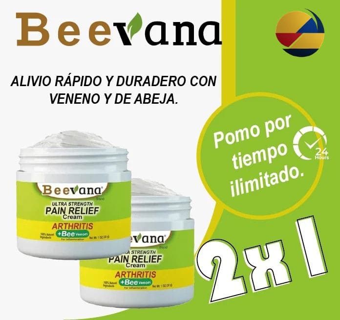 Beevana™ 🐝 – Crema Alivio Articular con Veneno de Abeja | ¡Promoción 2x1!