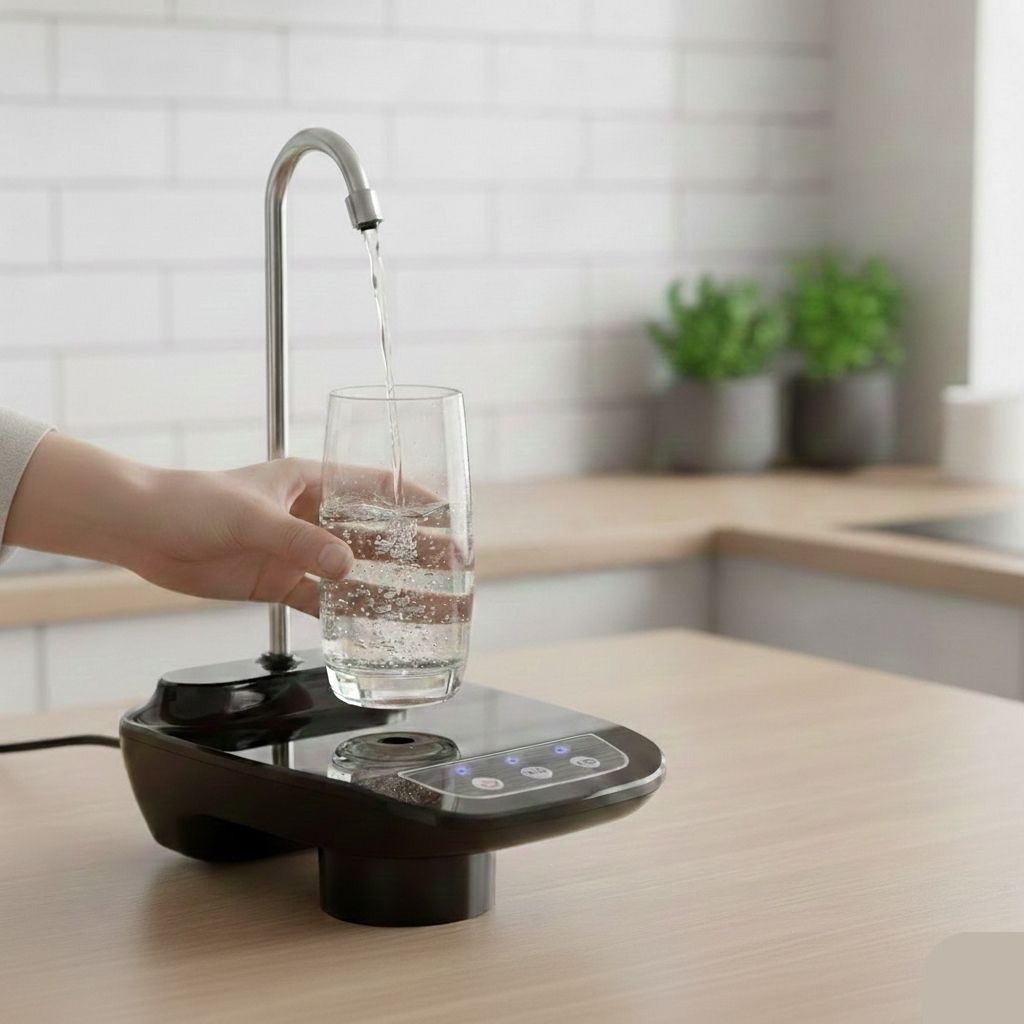 Dispensador de Agua Recargable con Base Minimalista – Uso Dual