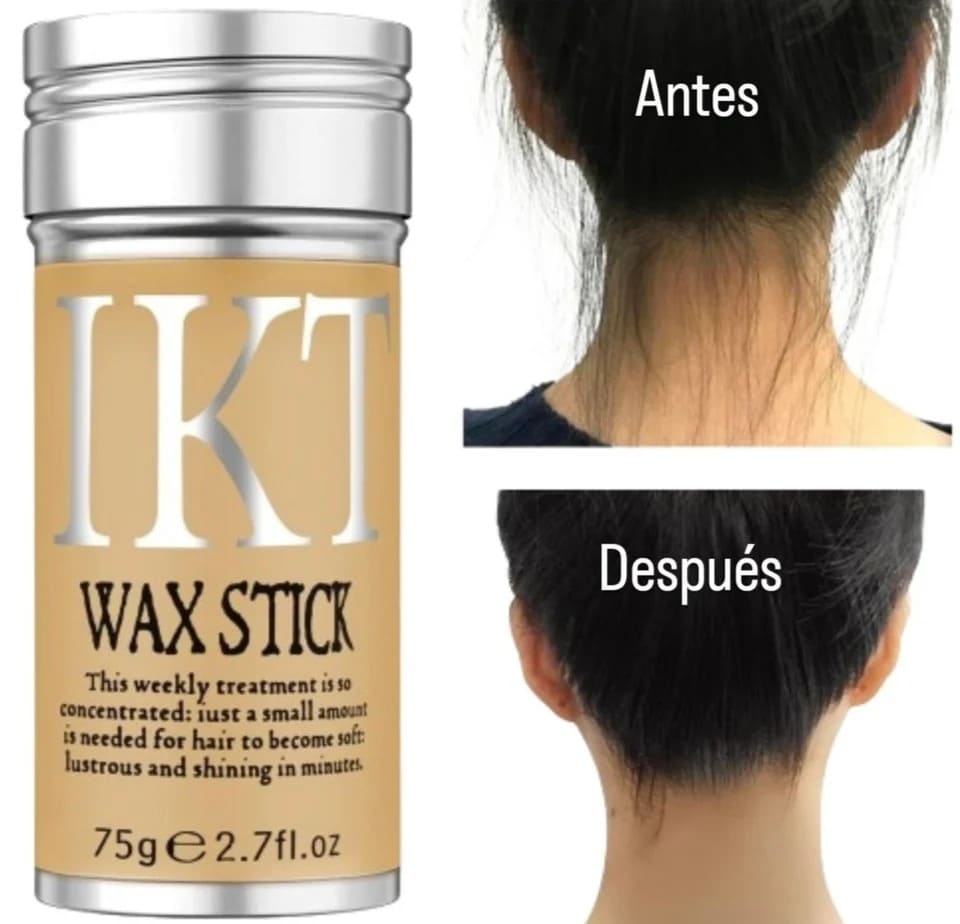 Barra de Cera Fijadora IKT – Controla el Frizz y Define tu Estilo
