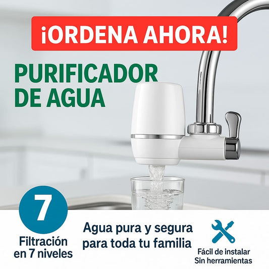 FILTRO PURIFICADOR DE AGUA - 7 NIVELES DE FILTRACIÓN 💧
