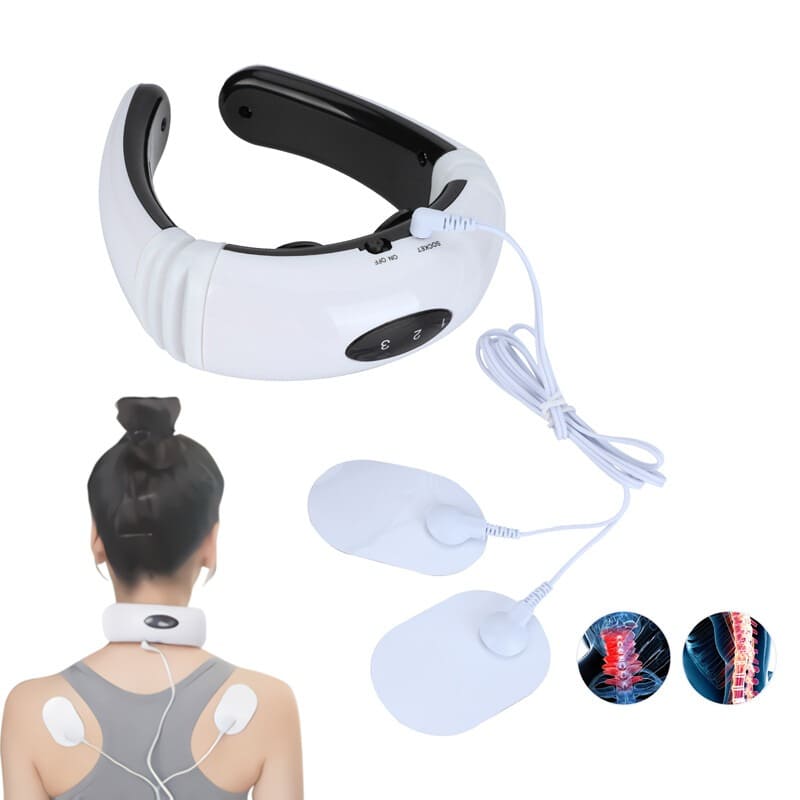 Masajeador Inteligente de Cuello con Calor y Electrodos 💆