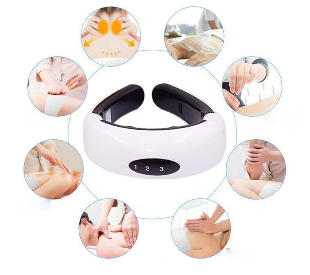 Masajeador Inteligente de Cuello con Calor y Electrodos 💆