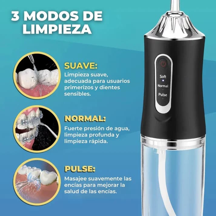 Nuevo Irrigador Bucal 🦷 Adiós al Mal Aliento y Boca Limpia de Verdad 💧