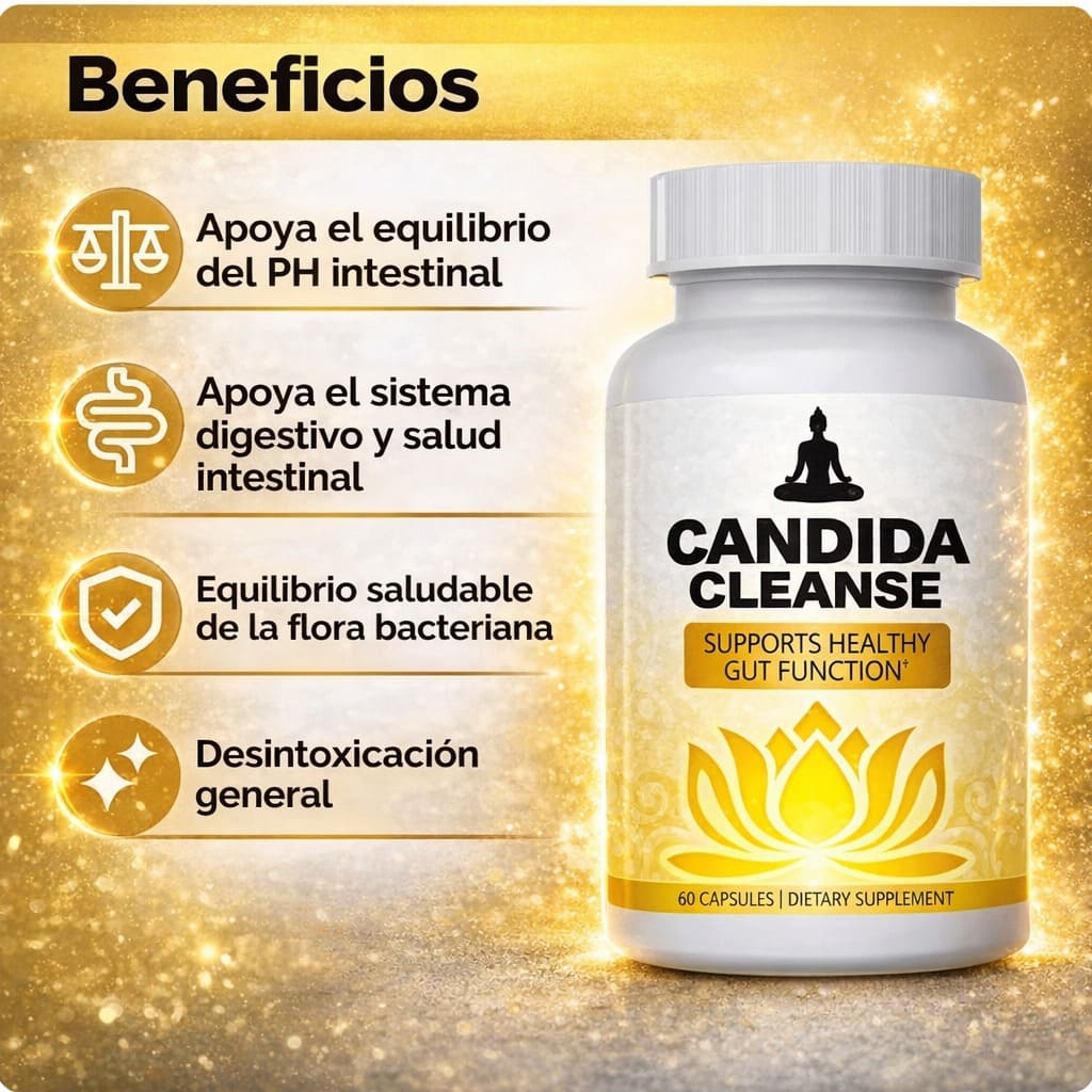 Suplemento Candida Cleanse Youcare® (60 cápsulas)