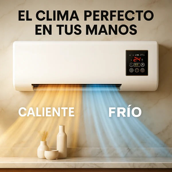 Climatizador Portátil 2 en 1 Premium – Aire Frío y Calor en un Solo Equipo
