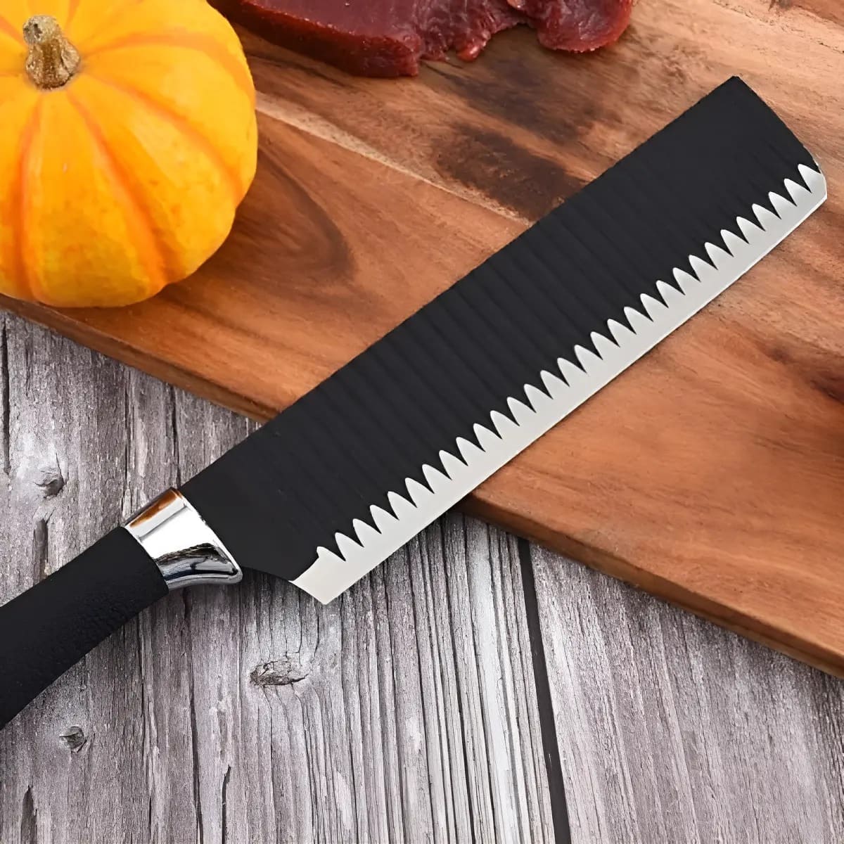 Set de Cuchillos de Chef Profesionales (6 Pzs) • Acero de Alto Carbono Reforzado Ultra-Resistente